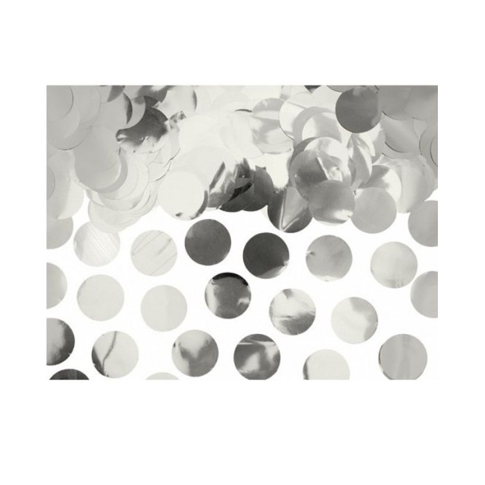 Confeti plata círculo 15g | Ducaval | Envíos 24/48 horas