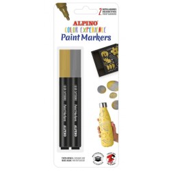 2 Paint Markers Oro/Plata | Ducaval | Envías 24/48 horas 