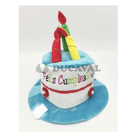 Gorro cumpleaños infantil azul