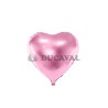 Globo foil brillo corazon rosa 45cm | Ducaval | Envíos 24/48 horas 