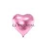 Globo foil brillo corazon rosa 45cm | Ducaval | Envíos 24/48 horas 
