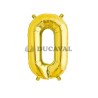 Globo número 0 dorado 45cm