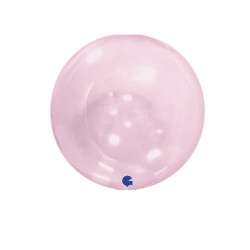 Globo transparente rosa 15" | Ducaval | Envías 24/48 horas 