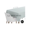 Mantel stars aguamarina 1.20x5mts