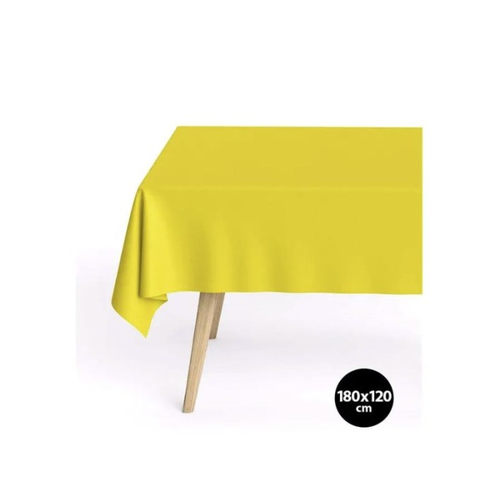 Mantel impermeable amarillo 120x180cm | Ducaval | Envíos 24/48 horas