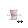 Vasos cartón OH MY BABY rosa 270cc 6 unidades. Ducaval envios 24/48 h