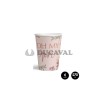 Vasos cartón OH MY BABY rosa 270cc 6 unidades. Ducaval envios 24/48 h