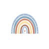  Servilletas 2 arco iris azul 33x33  cm FSC MIX 70 %| Ducaval | Envía