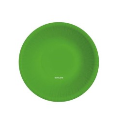 Bol redondos cartón verde flúor 350cc 6 unidades | Ducaval | Envíos 2