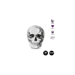Servilletas calavera 2c papel 20ud 33x33cm | Ducaval |