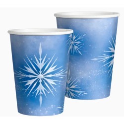 Vaso carton princesa de hielo 270cc 10ud  | Ducaval | Envías 24/48 ho