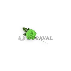 Flor sevillana mediana verde pistacho | Ducaval |