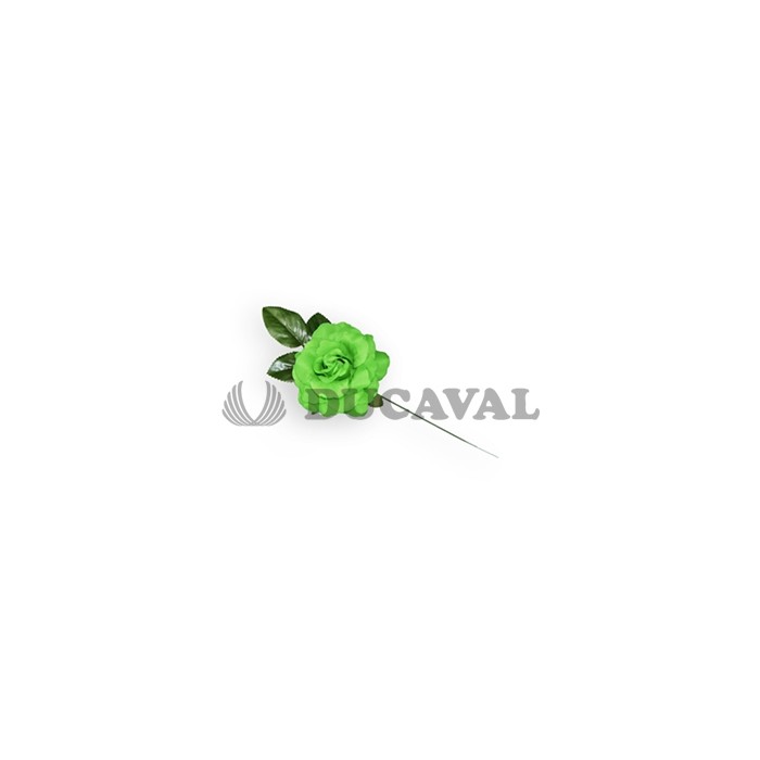 Flor sevillana mediana verde pistacho | Ducaval |