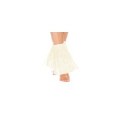 Tobillera hawaiana blanco  | ¡Dale un toque tropical a tus pies! 