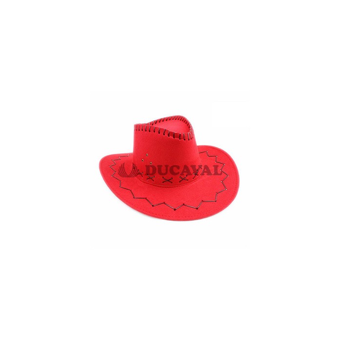 Sombrero vaquero rojo infantil