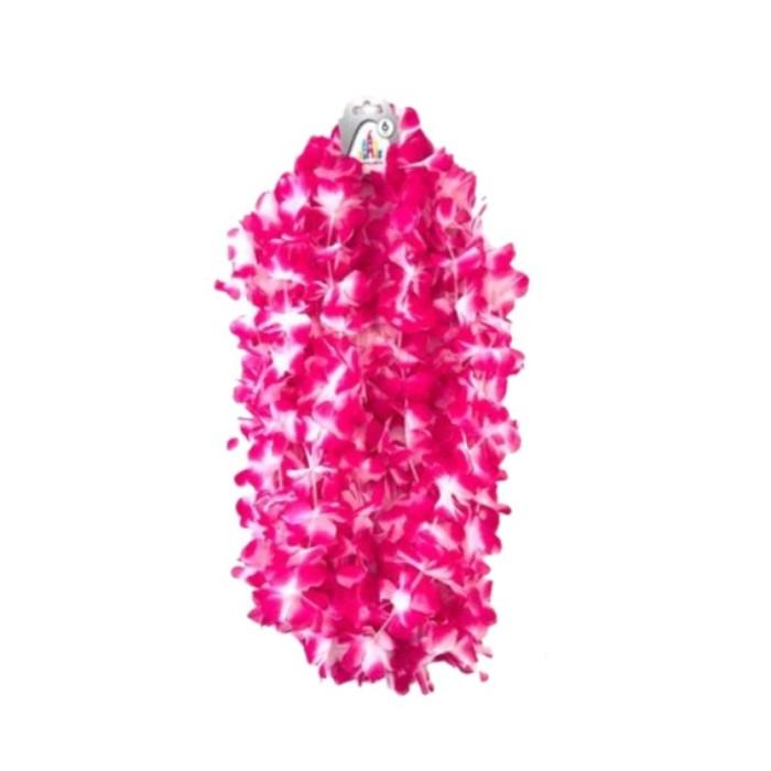 Collar hawaiiano pequeño fucsia 6u | Ducaval | Envíos 24/48 horas