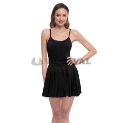 Falda vuelo negra