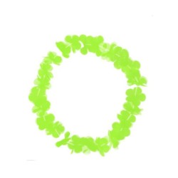 Collar hawaii 46 cm verde  | Ducaval | Envías 24/48 horas 