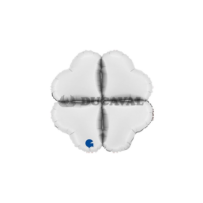 Base corazón foil mini 12" blanco satinado | Ducaval | Envíos 24/48h