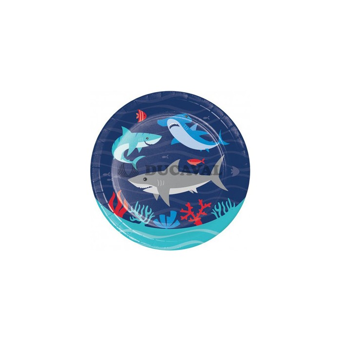 Platos Tiburon 18cm 8U