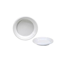 Plato hondo blanco  20.5cm 12und reutilizable | Ducaval | Envíos 24/4