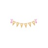 Banderines dorados glitter princesa | Ducaval | Envíos 24/48h