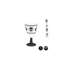 Copa agua calavera pie negro reutilizable 220cc 3ud| Ducaval | Envíos