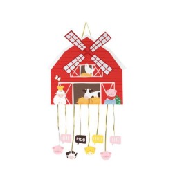 Piñate granja 45x45 cm carton | Ducaval | Envías 24/48 horas 
