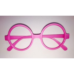 Gafas redondas rosa
