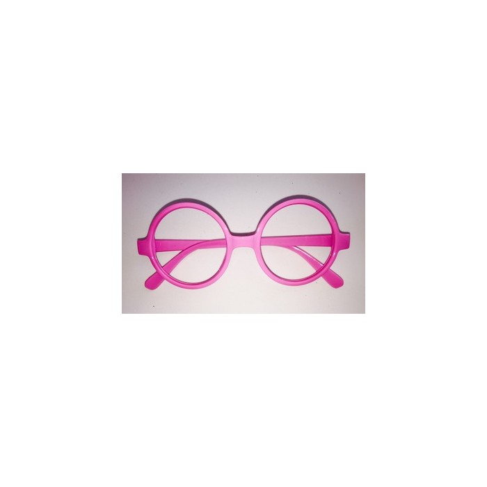 Gafas redondas rosa