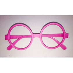 Gafas redondas rosa