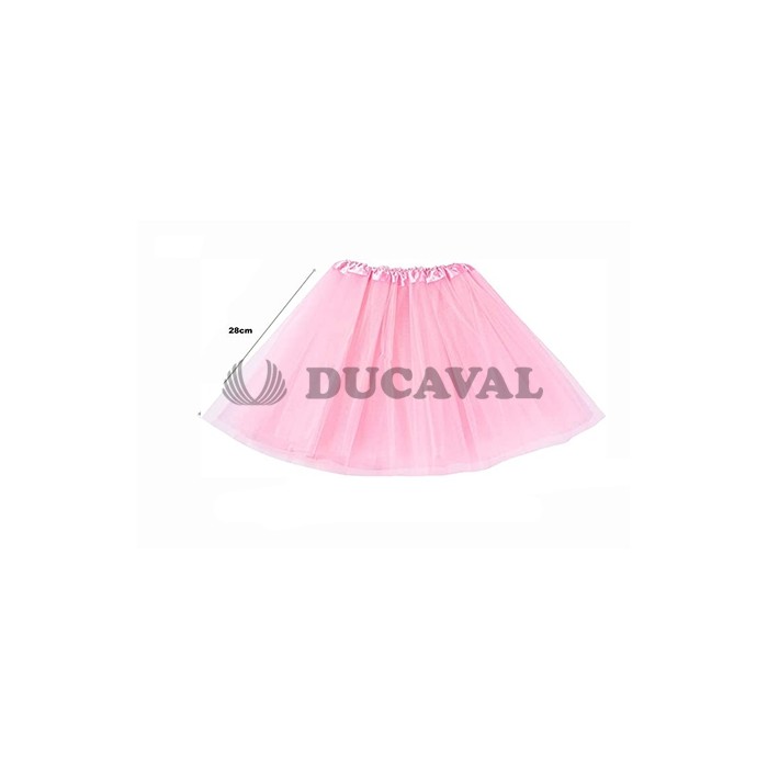 Tutú rosa 28cm