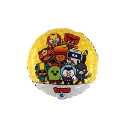 Globo foil Brawl Stars 35cm | Ducaval | Envías 24/48 horas 