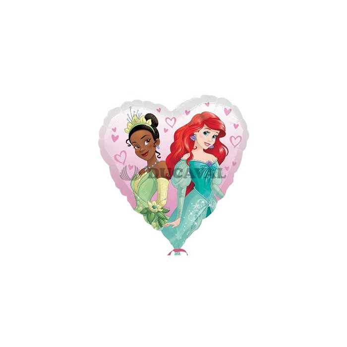 Globo foil corazón princesas