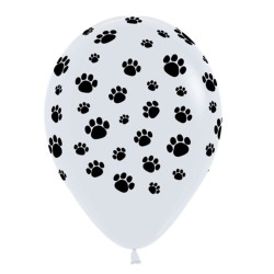 Globo látex fashion huellitas | Ducaval | Envías 24/48 horas 