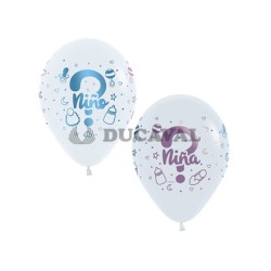 Globo látex fashion adivina niño o niña  Disfraces Ducaval