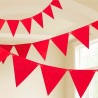 Banderín triángulos rojo 10mts| Ducaval | Envíos 24/48h