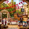 Banderín triángulos rojo 10mts| Ducaval | Envíos 24/48h