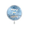 Globos foil COMUNIÓN azul 17" 43cm