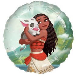 Globo foil 45cm princesa vaiana | Ducaval | Envías 24/48 horas 