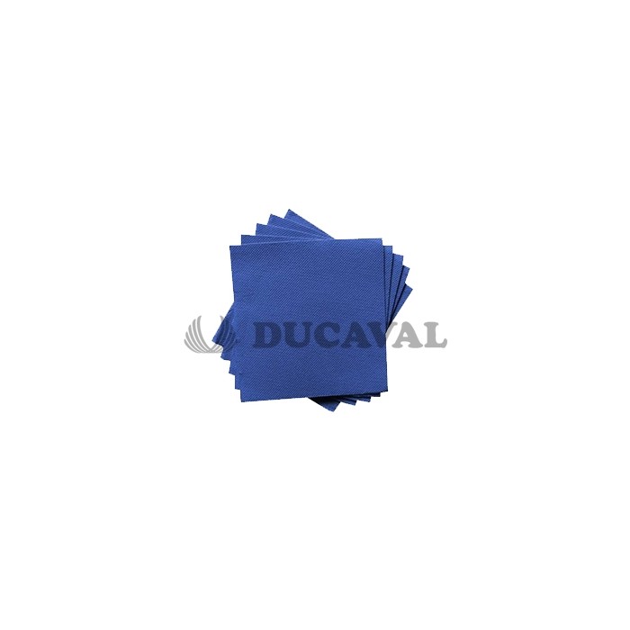 Servilletas azul 20x20 doble capa 100ud Ducaval 2448 horas