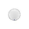 Globo foil satin circulo blanco 46cm | Ducaval | Envios 24/48 horas 