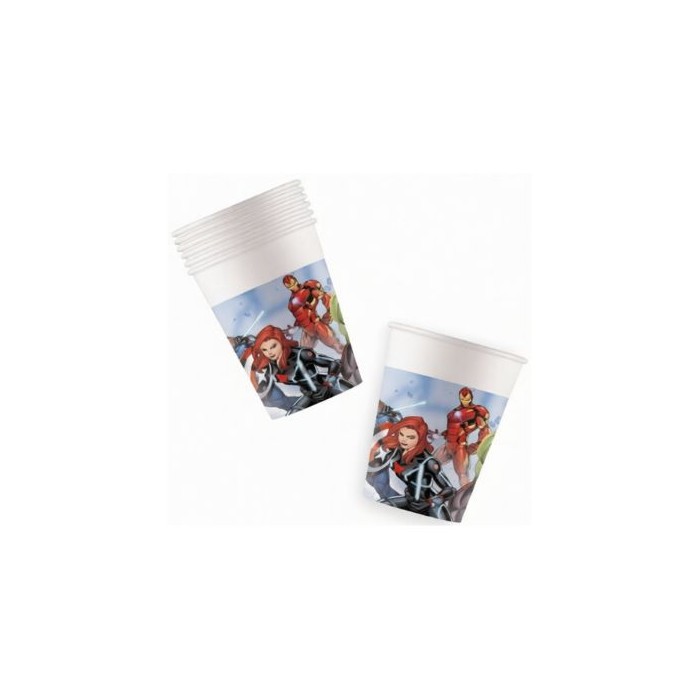 Vasos vengadores 20cl 8u. | Ducaval | Envíos 24/48 horas