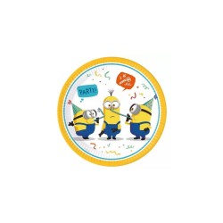 Platos minions 23cm 8u.