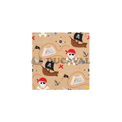 Servilletas Piratas 33x33cm 20u