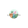 Platos dinosaurios cutie 18cm 8u | DUCAVAL | Envíos 24/48h