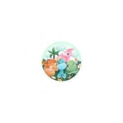 Platos dinosaurios cutie 18cm 8u | DUCAVAL | Envíos 24/48h