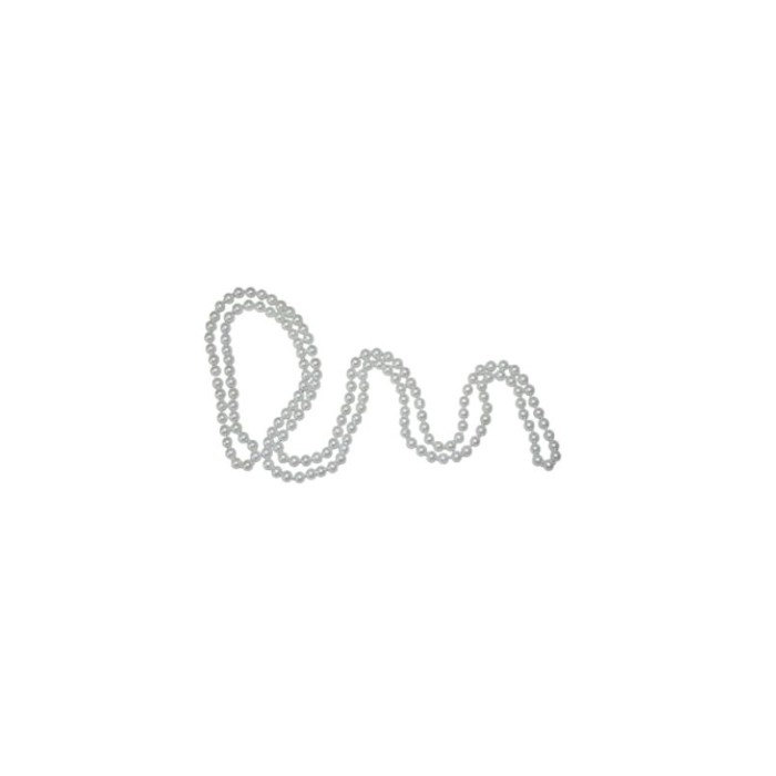 Collar de perlas largo blanco 146cm | Ducaval | Envíos 24/48 horas