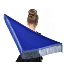 Mantón pequeño liso azul royal | Ducaval | Envíos 24/48 horas