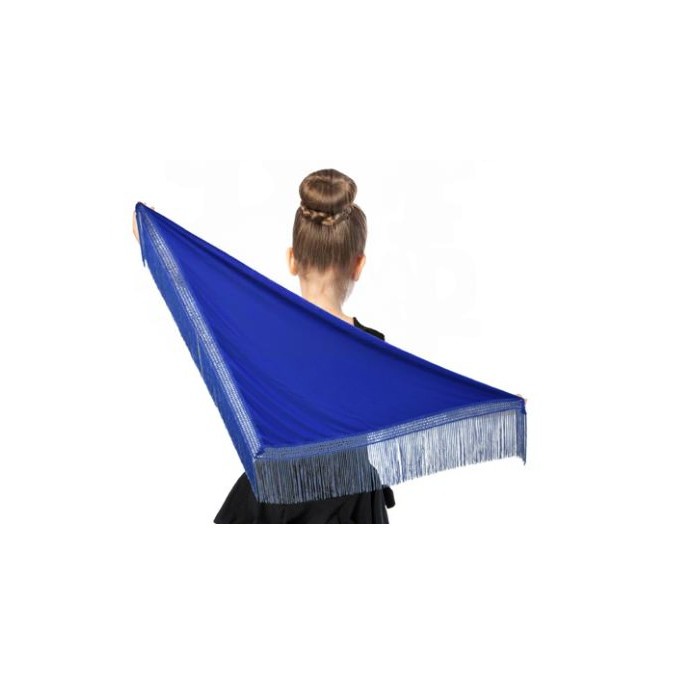 Mantón pequeño liso azul royal | Ducaval | Envíos 24/48 horas